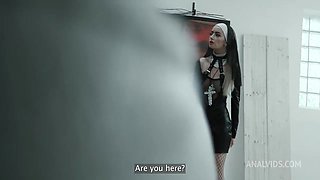 Halloween Party goes wrong 6on1, Emily Belle, ATM, Balls Deep