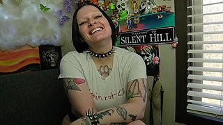 Thick Goth Slut Spanks Themselves While You Ass Worship JOI