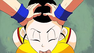 Dragon Ball Porn Parody: Busty Chi-Chi Sucks Son Goku's Huge Dick And Gets Fucked