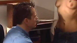 Katie Morgan Fucked Well on the Table Like a Little Slut in Heat!