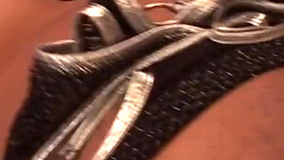 Provocative MILFS suck the cock of an aroused client