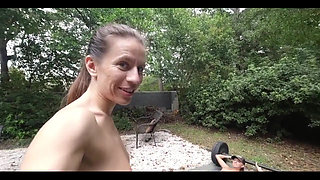 Naked Workout with Lora Cross and Ciren Verde