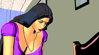 Aj mene apni sexy bhabi ku bed per choda