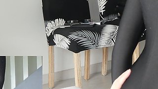 Black Zentai Encasement 2 Cumshots