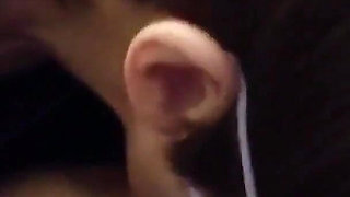 Blowjob and Cowgirl Sex in a Karaoke Box