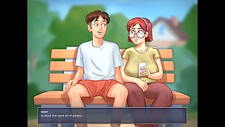 Voyeur fun with milf Mrs. Johnson in Summertime Saga