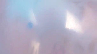 9 Month Pregnant Has Fun with Her Hole and Balloons