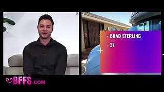 Hot Bestfriends Sneak Into Brad Sterling's Room And Get Turned On By His Stuff - Blowjob & Doggystyle Action