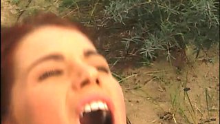 Victoria Takes Two Rides on the Beach - Private Porn Sex Videos