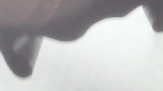 Facesitting Handjob for a Virgin Tights Fetishist - Mistress Julia