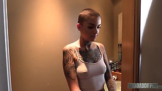 Leigh Raven Tattooed Lesbian Step Daughter