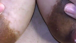 Milky Mari Masturbate Her Very Hairy Pussy and Milk Her Big Boobs