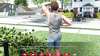 Naughty Neighbours - V0.53 - Ax kissed Susan in front of Libby, Penny, Sally and Adam - Highlight