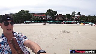 Thai Swinger featuring amateur's pov blowjob sex