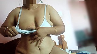 Hot Indian Housewife Sreejaa Sucking My Dick