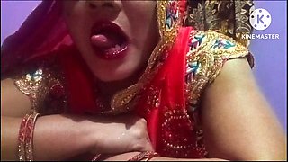 Indian Desi Bhabhi Milking Boobs and Masturbation Her Hairy Pussy