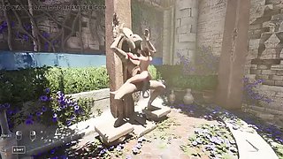 Tomb Rider Lara Craft Hentai Game Play Part 8 - Big Tits Outdoor Fuck