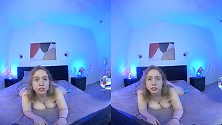 Chunky wife VR solo impassioned porn video