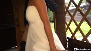 Bride Gets Pumped When The Hubby Is Gone