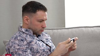 Double penetration debut for sweet and sexy young babes