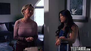 Asian teenage fucks stepmoms large-breasted bestie