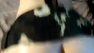 Argentinian Amateur with a Big Ass Rides Cock on Webcam