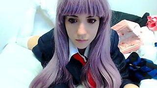 Cute Asian Chubby Teen Wild Dildo Masturbation