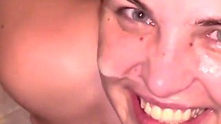 Evening Use - Slapping, Facefuck, Facial Cumshot in Eye, Piss Shower