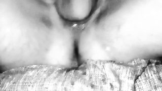 My Wife Rides and Floods the Entire Sofa with Her Lust, the Golden Shower Is Washing the Balls of Her Favorite Big Dick Boy.