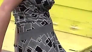 Farmer outdoor blowjob - German