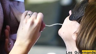 Masked Milf Sucks Her Husbands Cock In Close-up Until Receiving A Huge Facial, Then Plays With Cum - Verified Amateurs