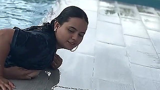 Sex in the Pool with a Big Ass MILF