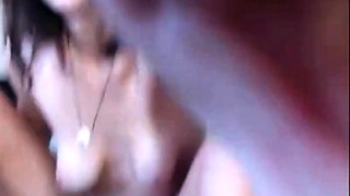 Naughty Chick masturbates with her machine
