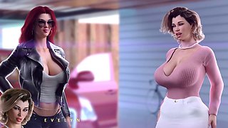 3D hentai anime action with loveskysan69real in a wild camping adventure