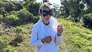 I Smoke and Walk Around Without Panties and Show My Pussy.