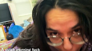 Czech amateur blowjob and fucking POV in public