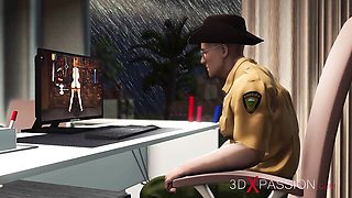 Anal sex with tempting bidie-in from 3DXPassion
