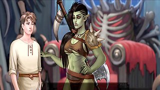 Cartoon fantasy with a legendary twist and a happy ending