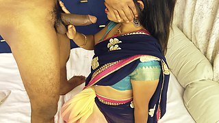 Chachi Aur Bhatija Ka Romantic Hard Sex Home Alone at Night Cum in Mouth