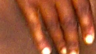 African Girl Teenager Licking Her Tight Pussy Until It Drips