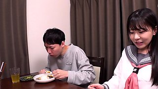 Old man forcing young asian girl to fuck