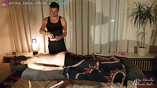 Sensual Massage for Annika and She Can't Control Herself Part 1