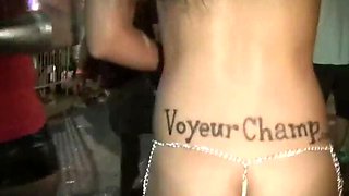 Nikki Brazil's Tiny Thong Flash at Fantasy Fest - Public Exhibitionist Wife