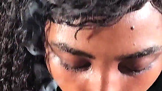 POV BBC Ebony Couple Fuck and Smoke Session