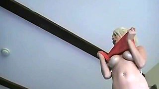 A hot milf gives a blowjob and then has sex on her bed.