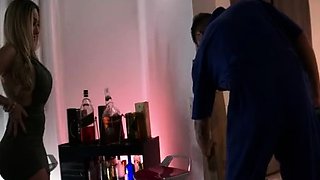 Mexicana blowjob with her big boobs