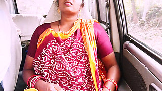Telugu Step Mom Car Sex Long Drive for Sex with Step Son, Telugu Dirty Talks.
