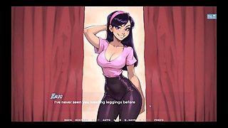 My New Girlfriend Taboo Hentai Game Ep.6 Locker Room Fun with Me Best Friend and GF!