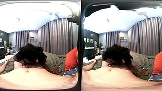 Pov African Blowjob - Cute - Petite - 8k Vr