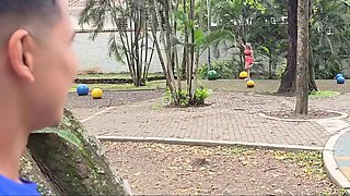 Latina MILF Gets a Deep Massage That Turns Into Intense Outdoor Passion